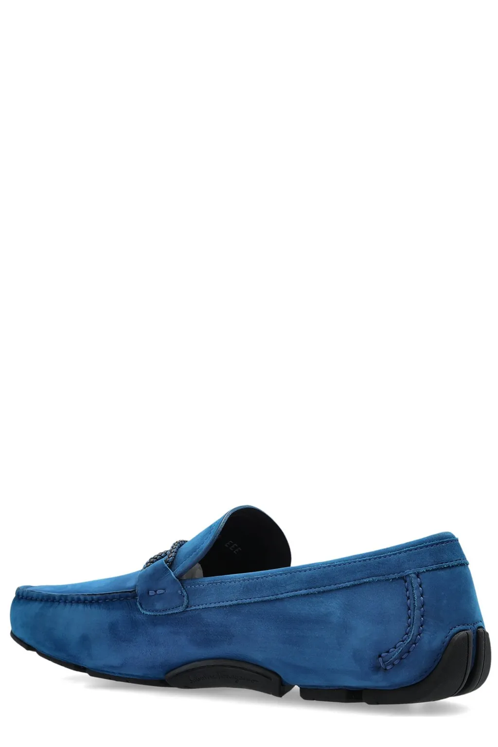 Ferragamo Gancini Ornament Driver Shoes