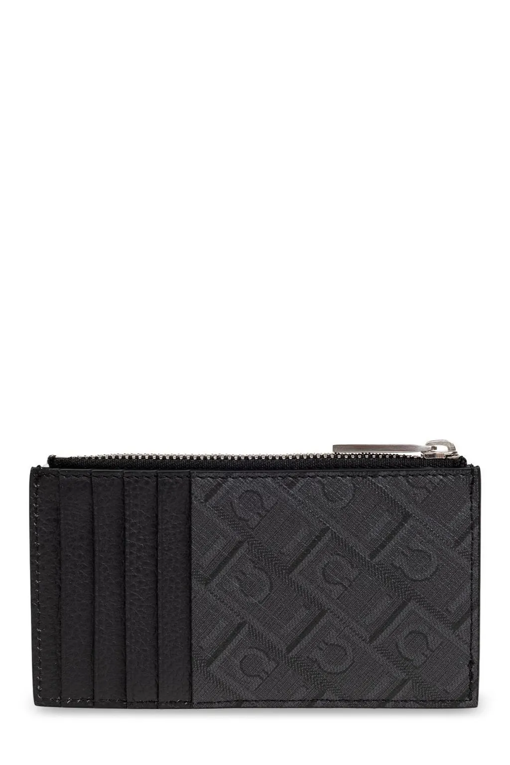 Ferragamo Monogram Pattern Zipped Wallet
