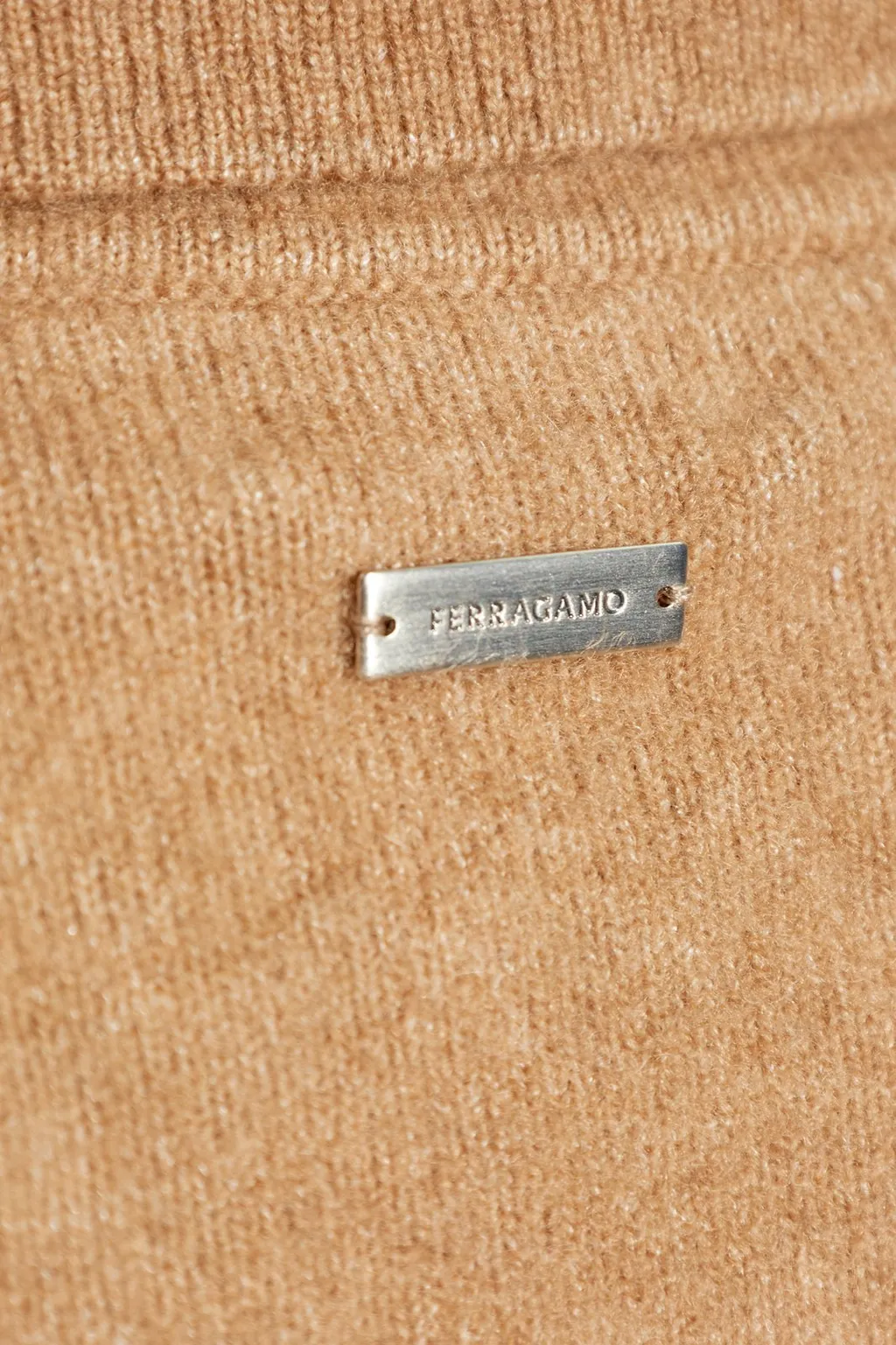 Ferragamo Button Detailed Knitted Polo Shirt