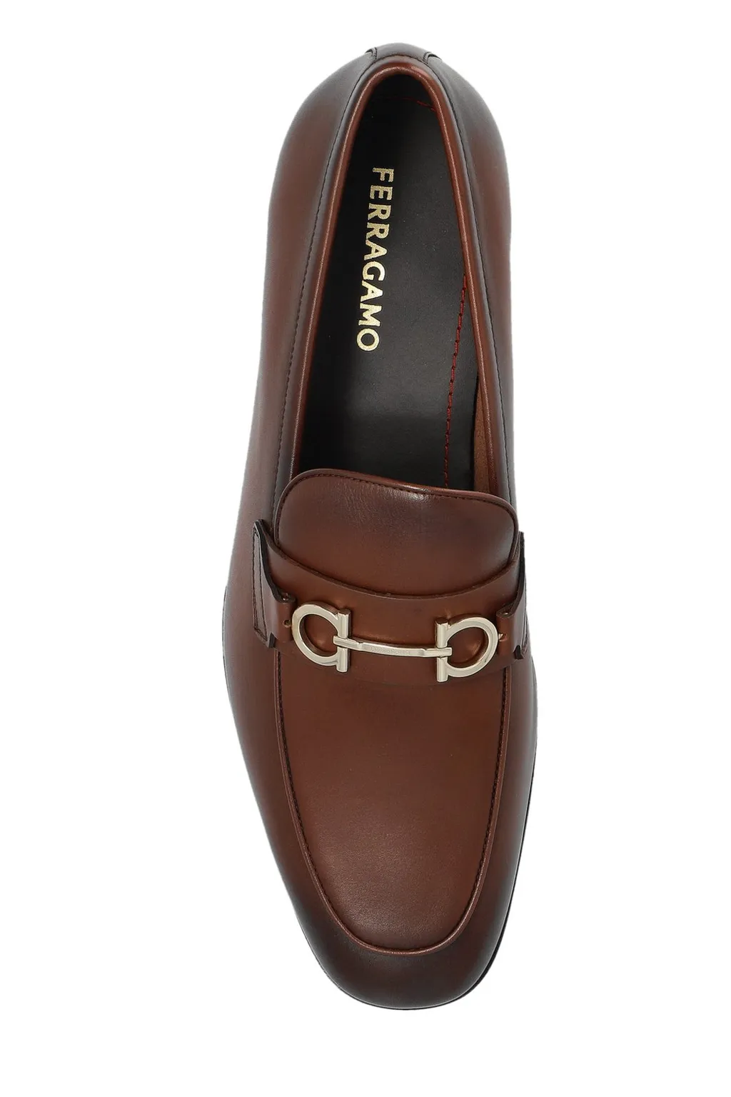 Ferragamo Gancini Ornament Moccasin Loafers