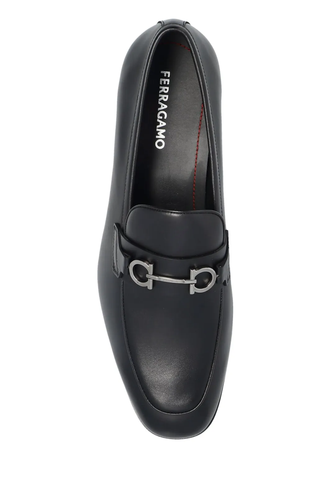 Ferragamo Gancini Ornament Moccasin Loafers