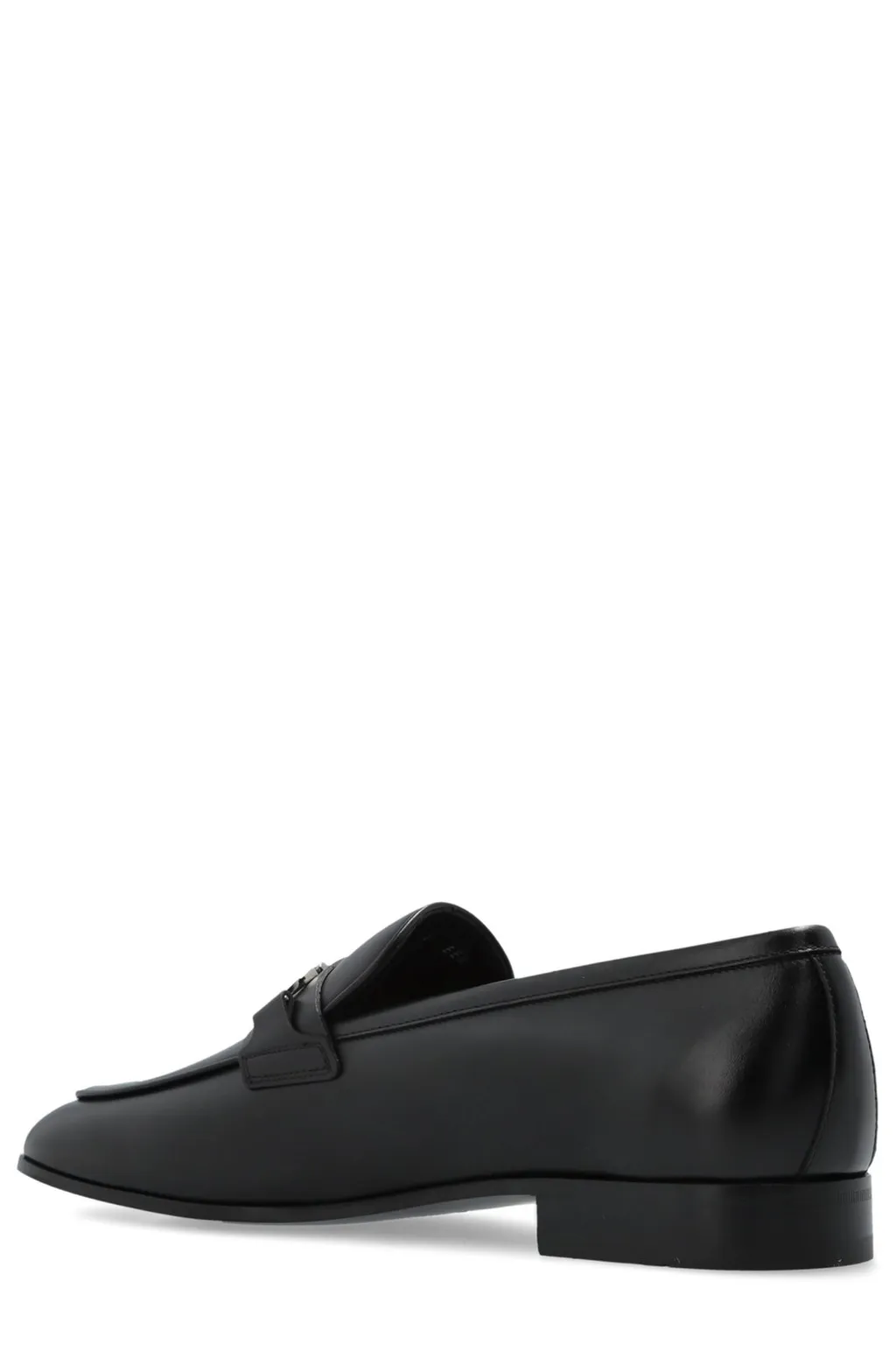 Ferragamo Gancini Ornament Moccasin Loafers