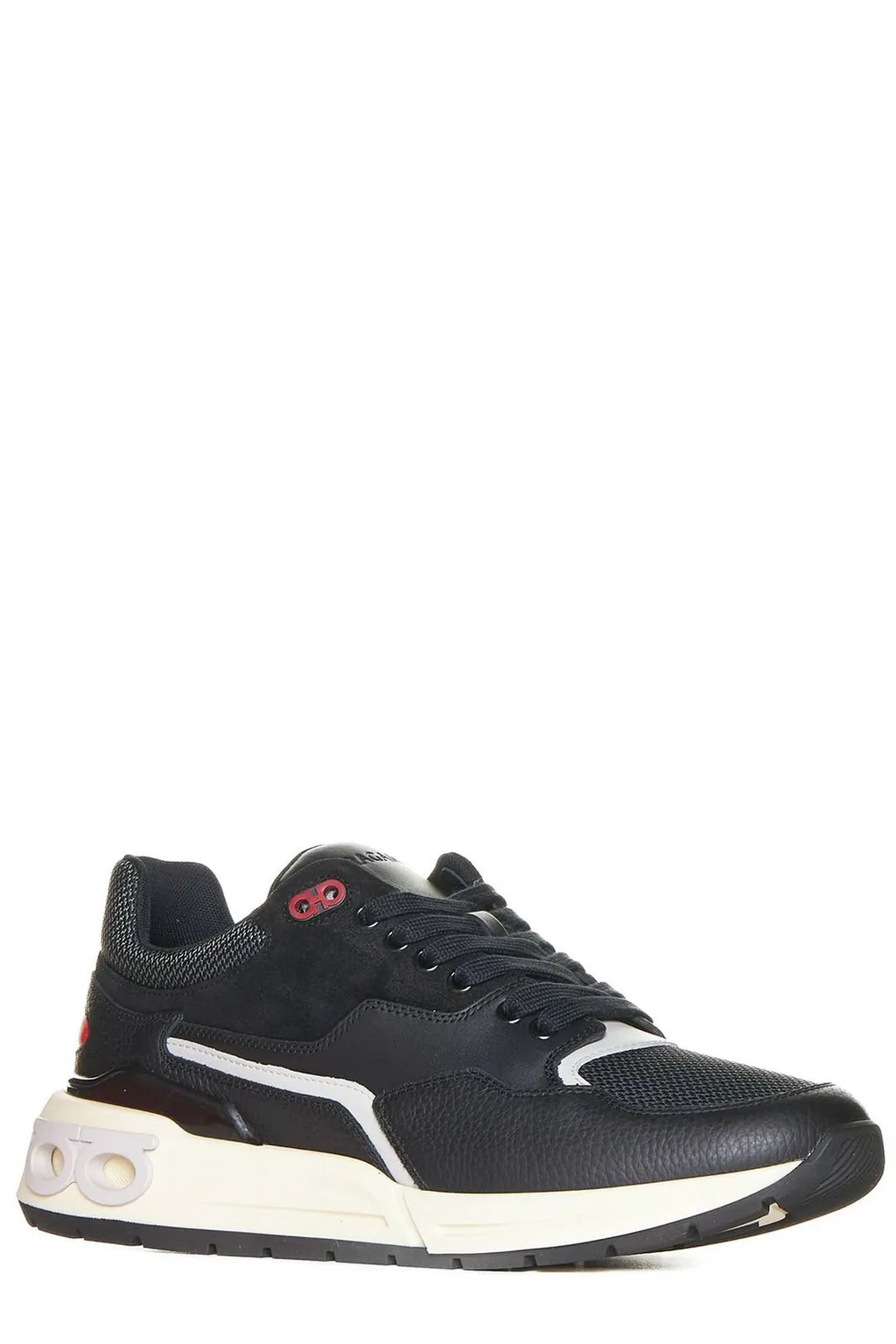 Ferragamo Gancini Eyelet Low Cut Sneakers