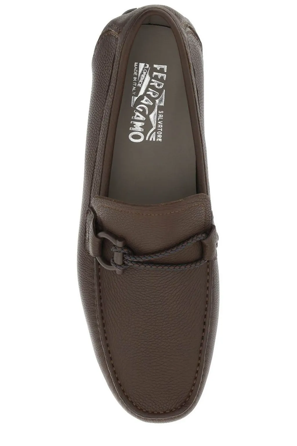 Ferragamo Gancini Detailed Loafers
