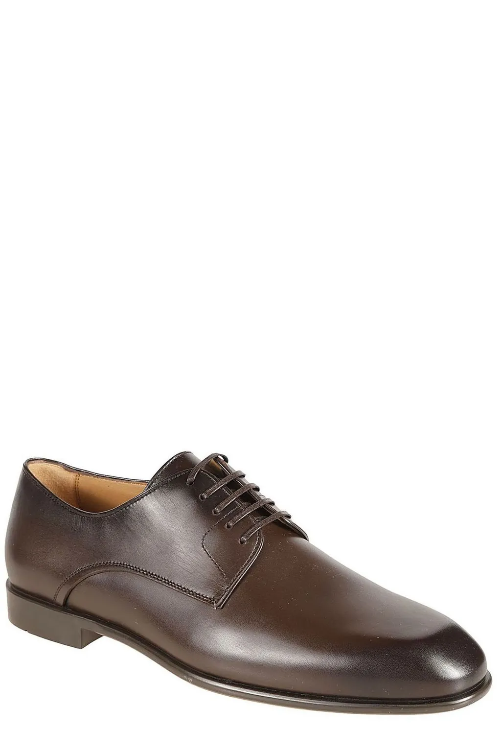 Ferragamo Almond-Toe Derby Shoes