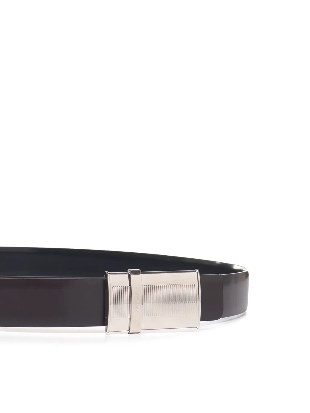 Ferragamo Logo Engraved Reversible Buckle Belt