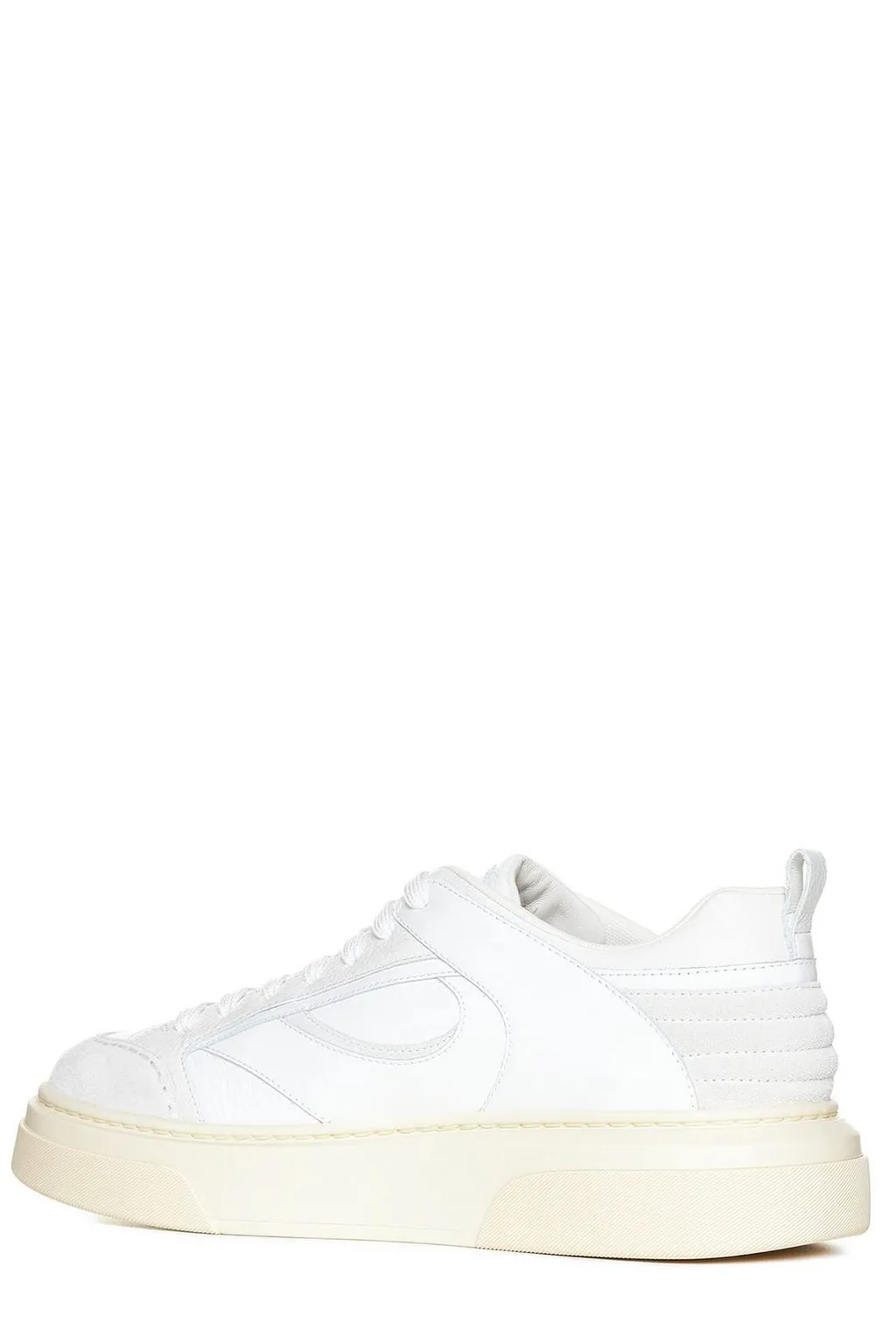 Ferragamo Panelled Lace-Up Sneakers