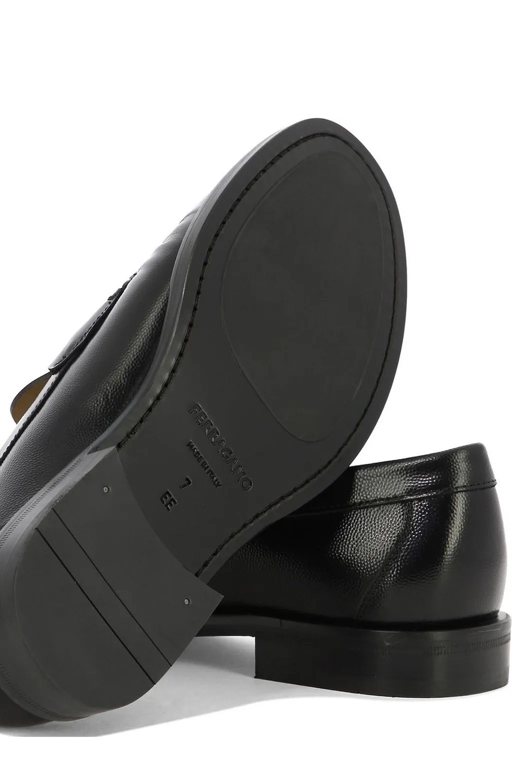 Ferragamo Gancini Detailed Slip-On Loafers