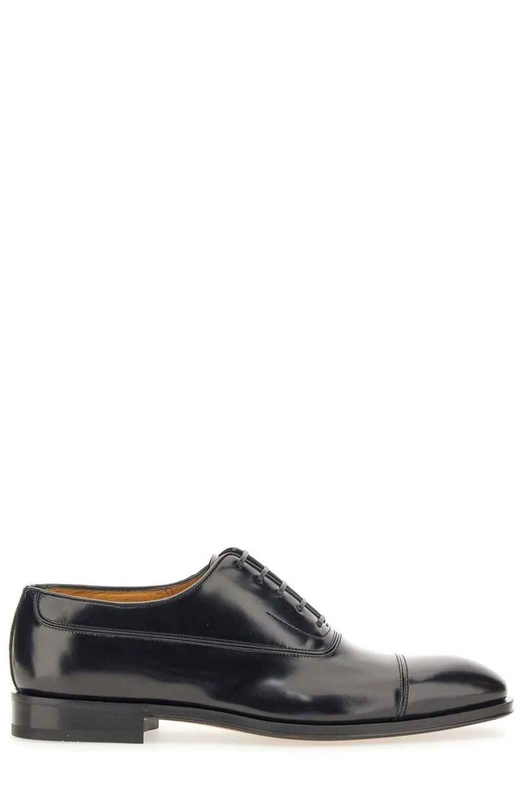Ferragamo Almond-Toe Lace-Up Shoes