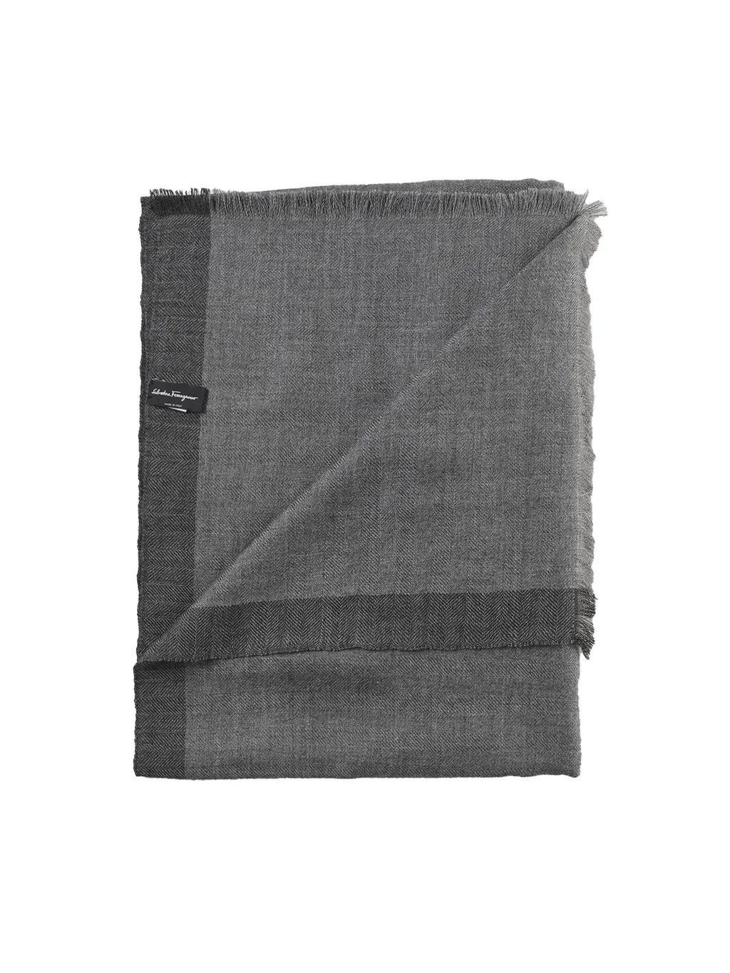 Ferragamo Herringbone Pattern Scarf