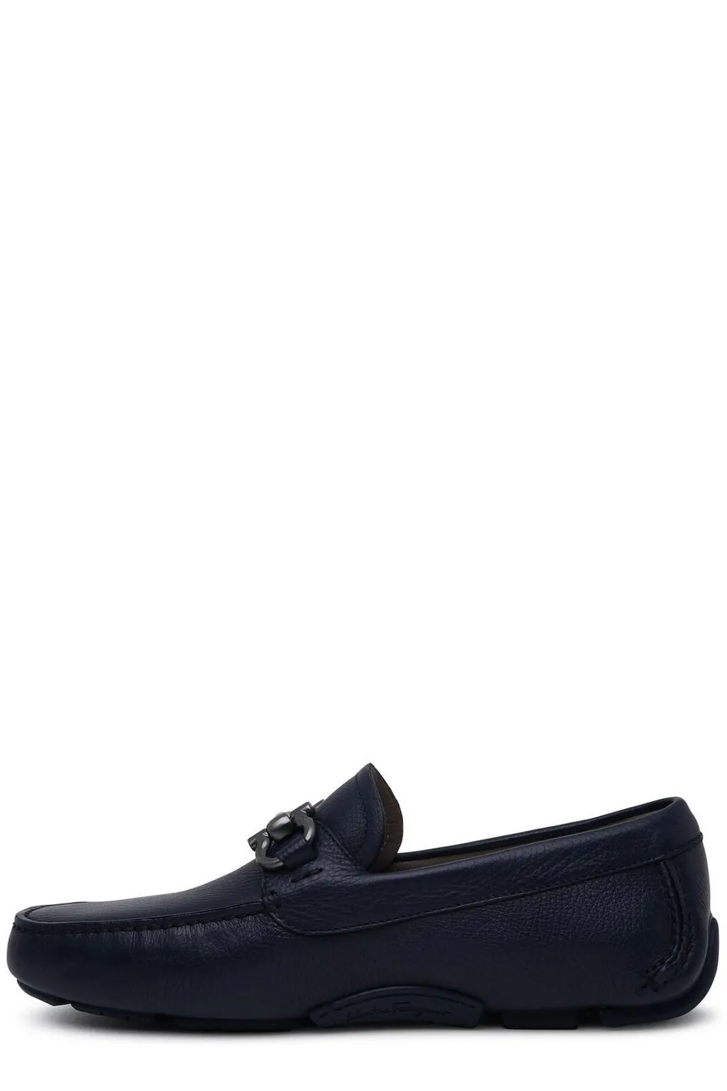 Ferragamo Gancini Plaque Loafers