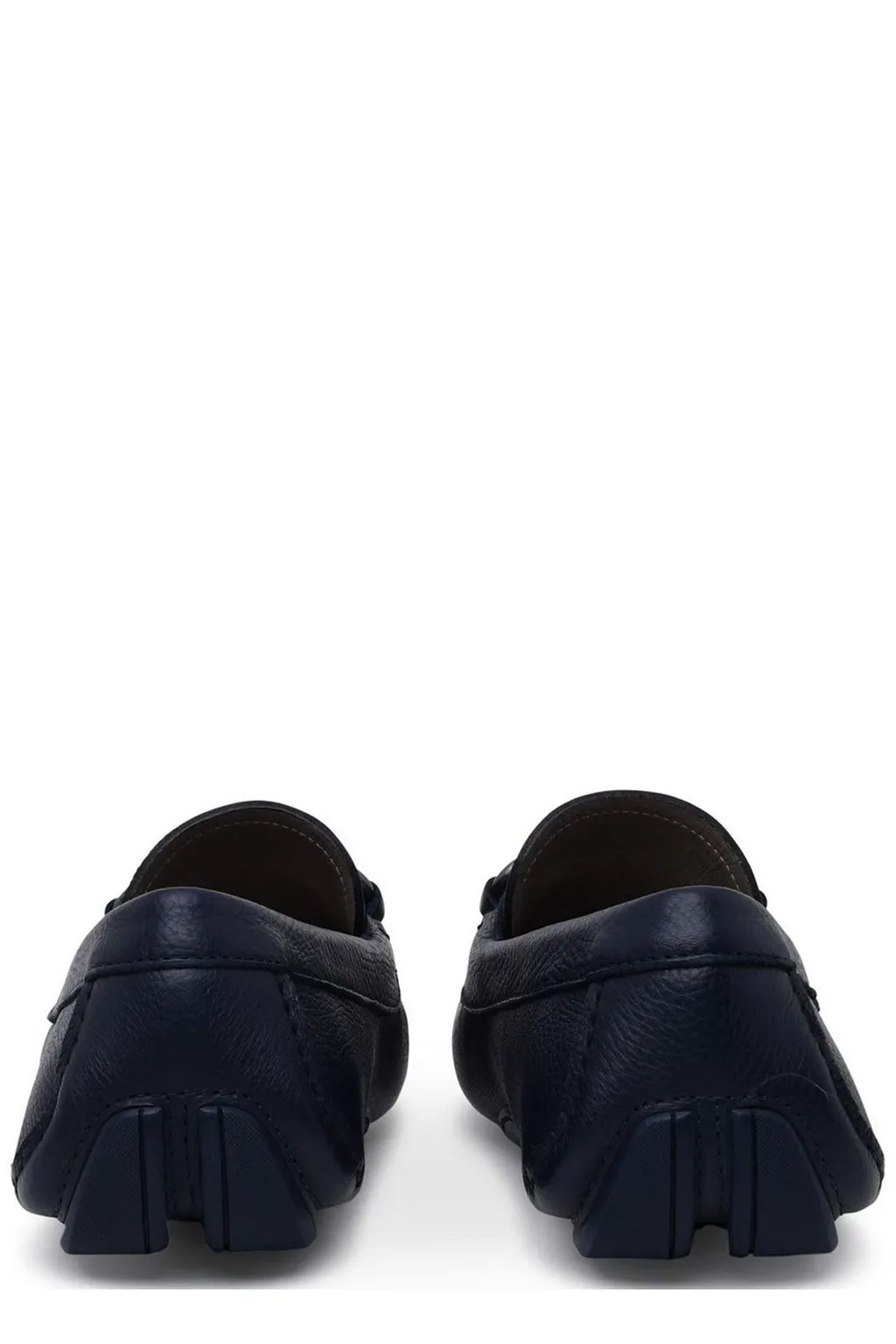 Ferragamo Gancini Plaque Loafers
