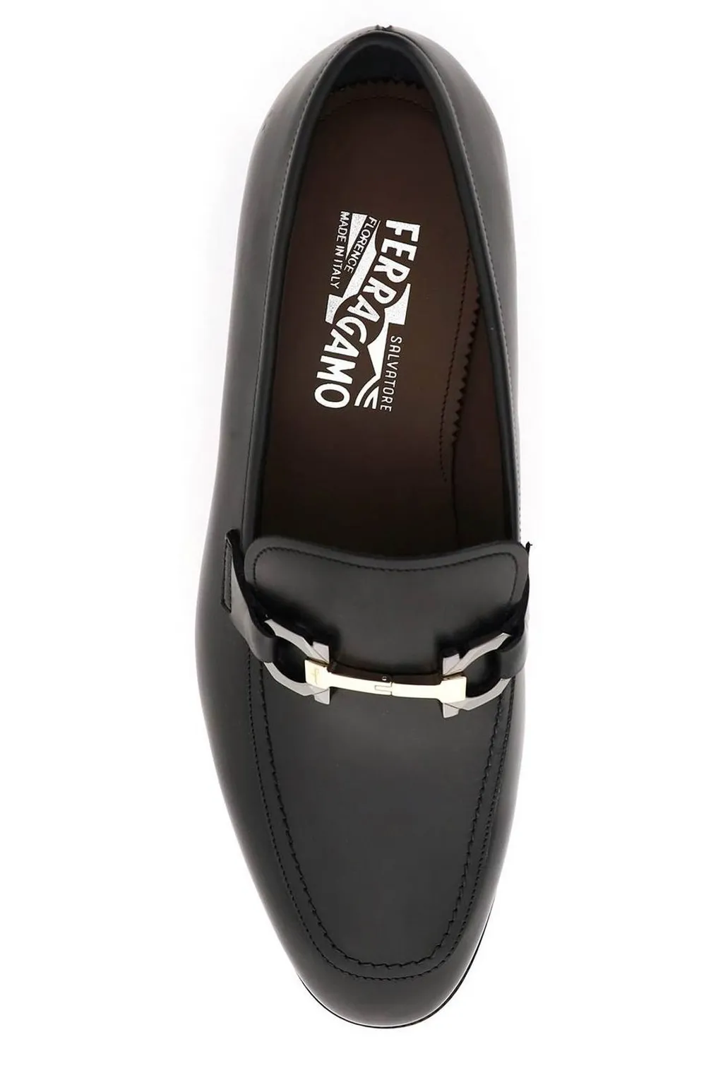 Ferragamo Gancini Slip-On Loafers