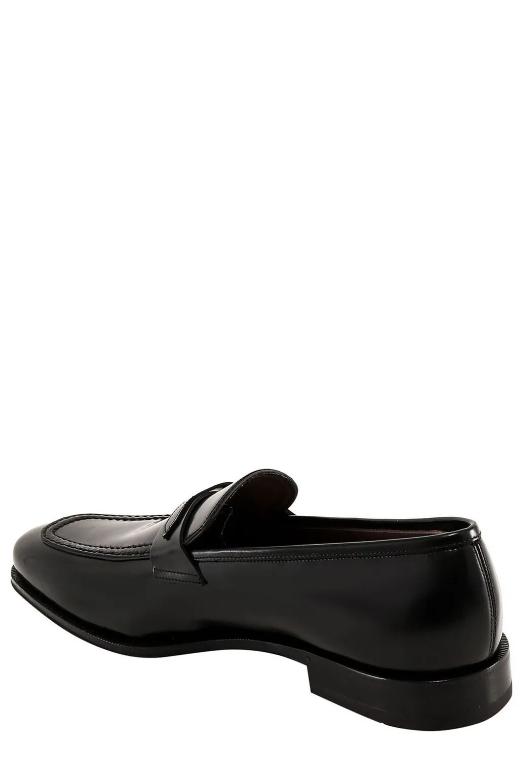 Ferragamo Gancini Logo-Plaque Loafers