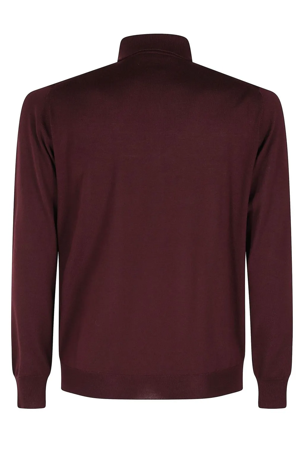 Filippo De Laurentiis Merino Long-Sleeve Polo Shirt