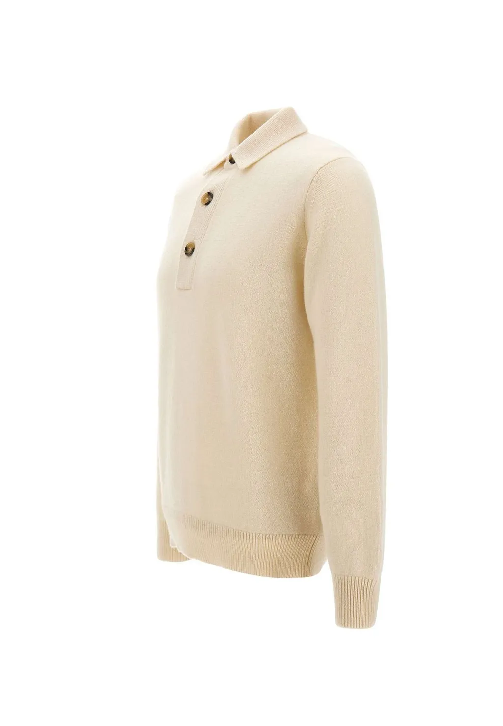 Filippo De Laurentiis Knit Long-Sleeve Polo Shirt