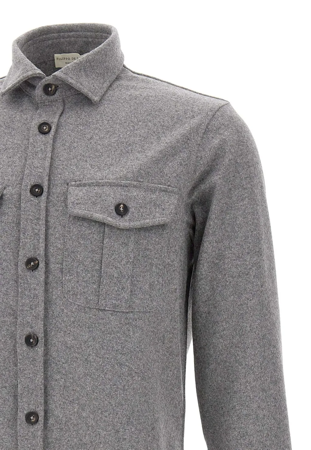 Filippo De Laurentiis Military Style Shirt