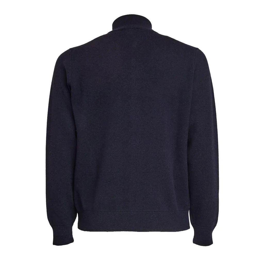 Filippo De Laurentiis Buttoned High-Neck Knitwear