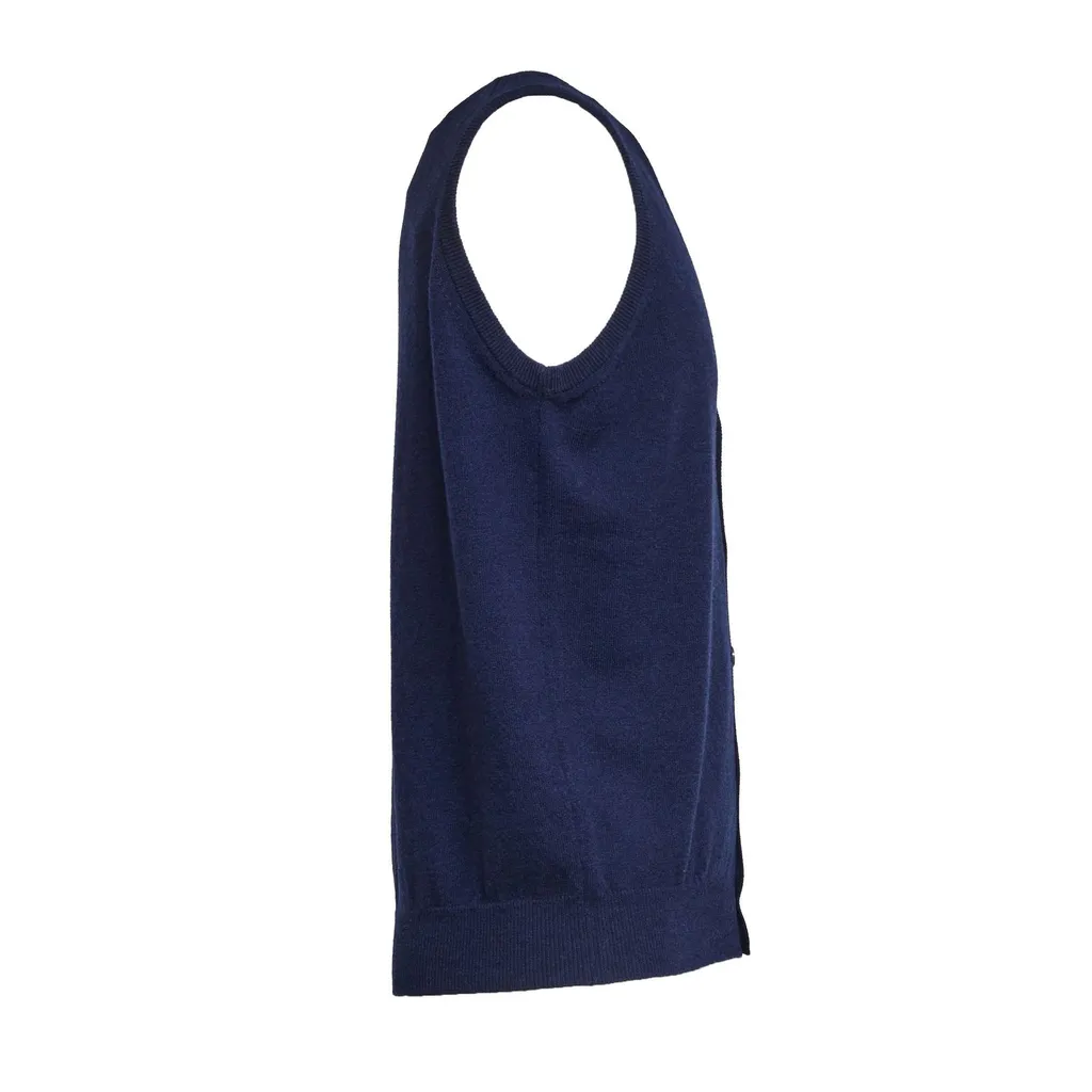 Filippo De Laurentiis Buttoned V-Neck Knitwear