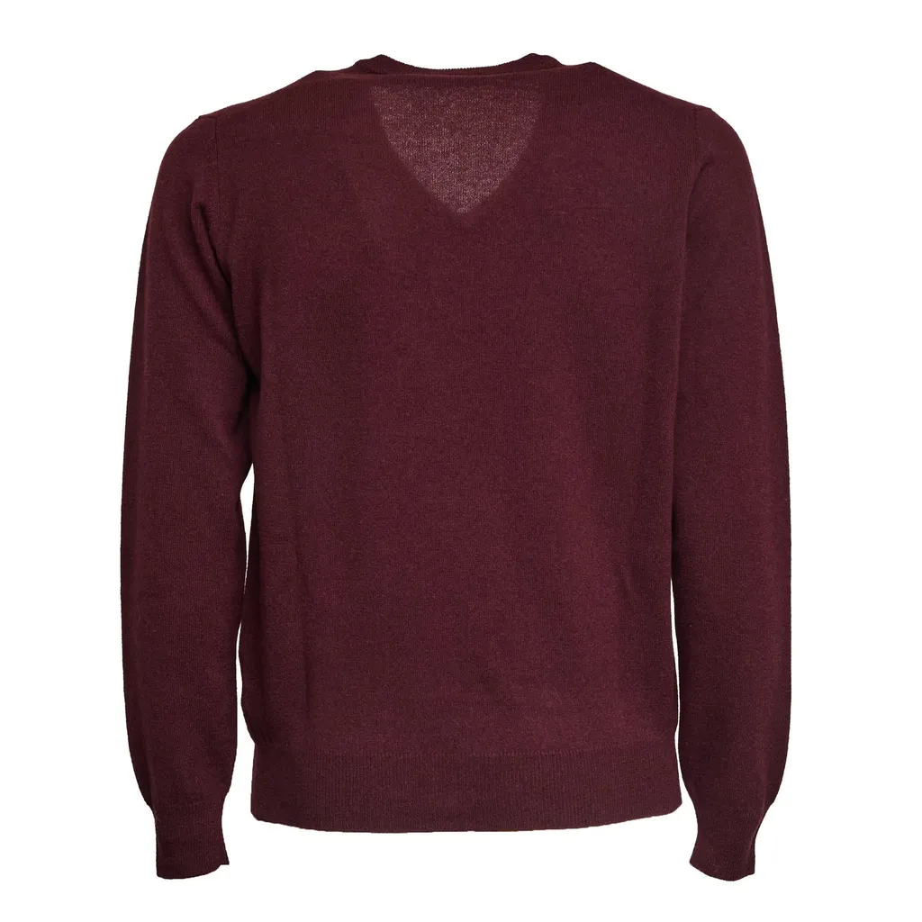 Filippo De Laurentiis V-Neck Ribbed Knitwear