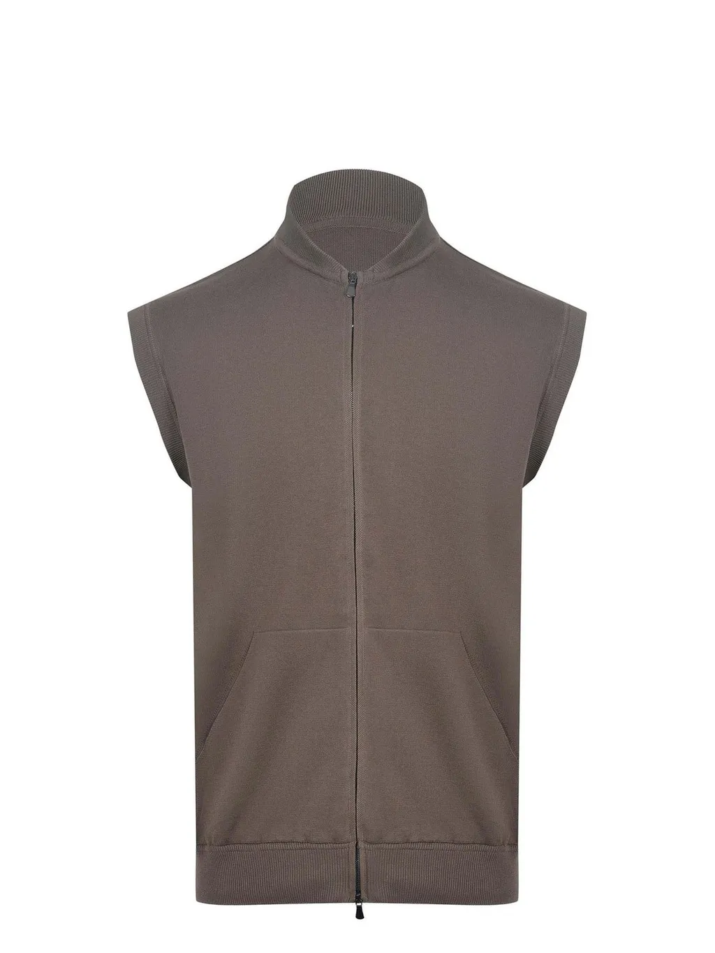 Filippo De Laurentiis Zip-Up Knit Vest