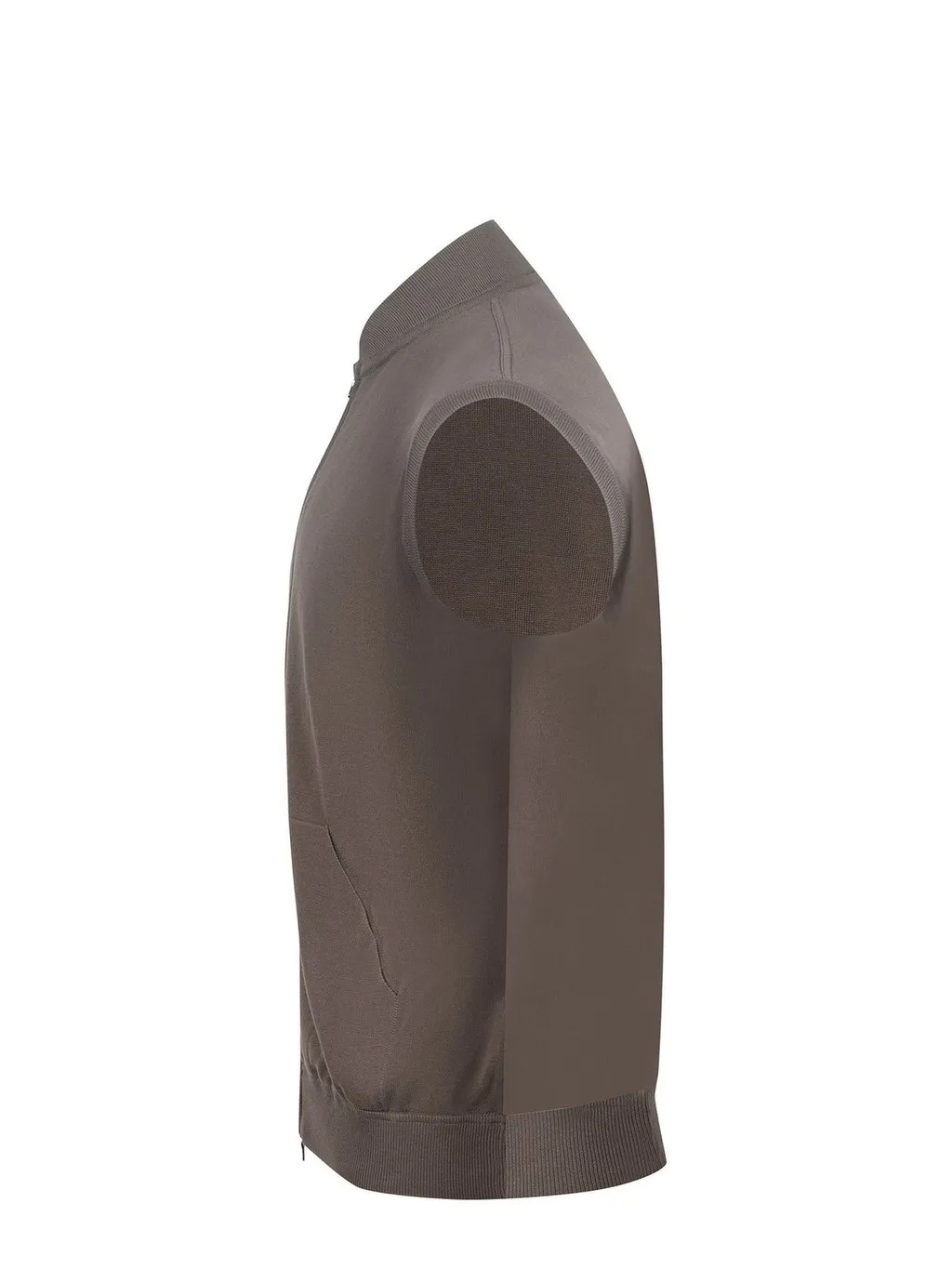 Filippo De Laurentiis Zip-Up Knit Vest