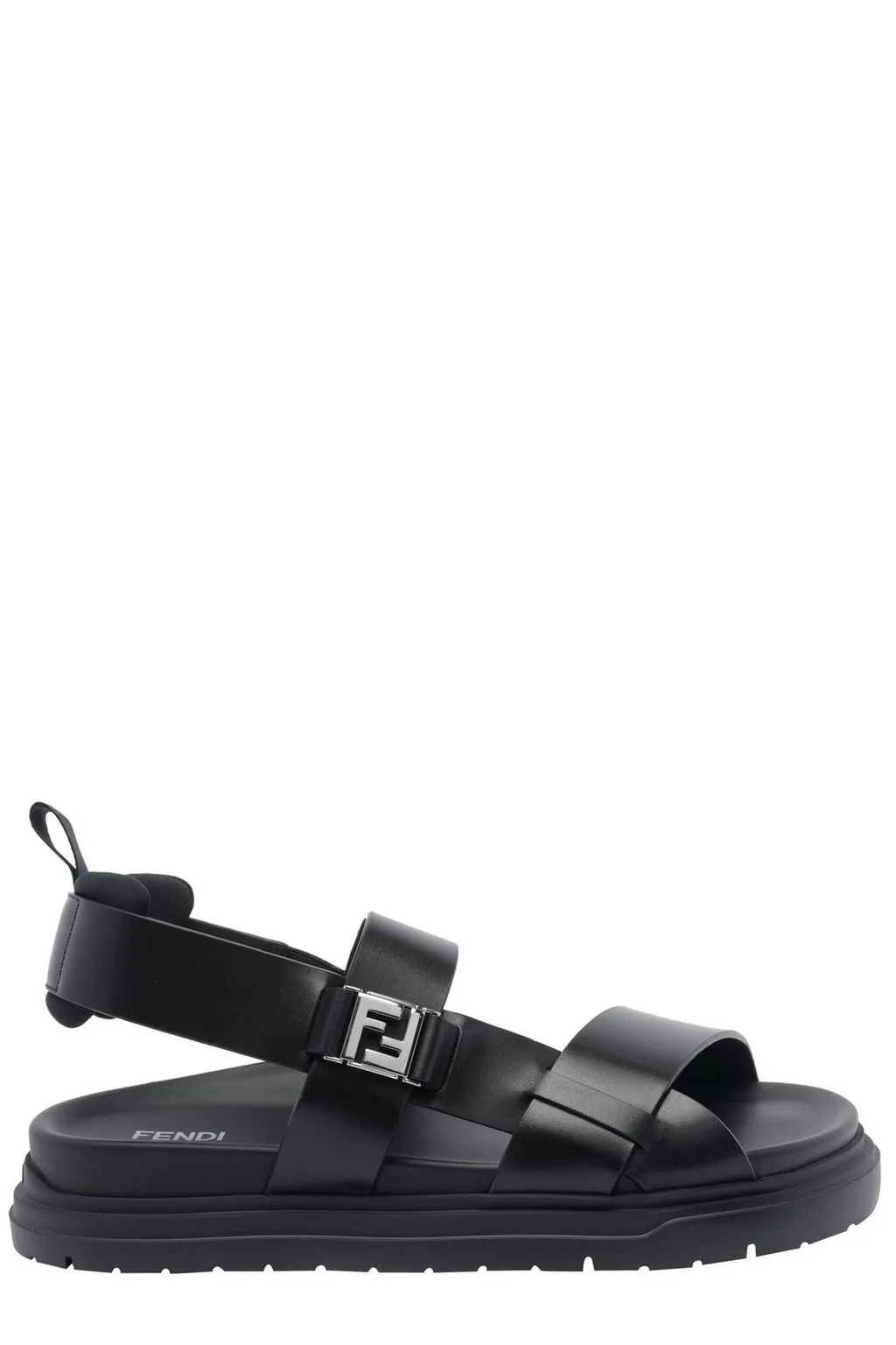Fendi Ff Interwoven Bands Sandals