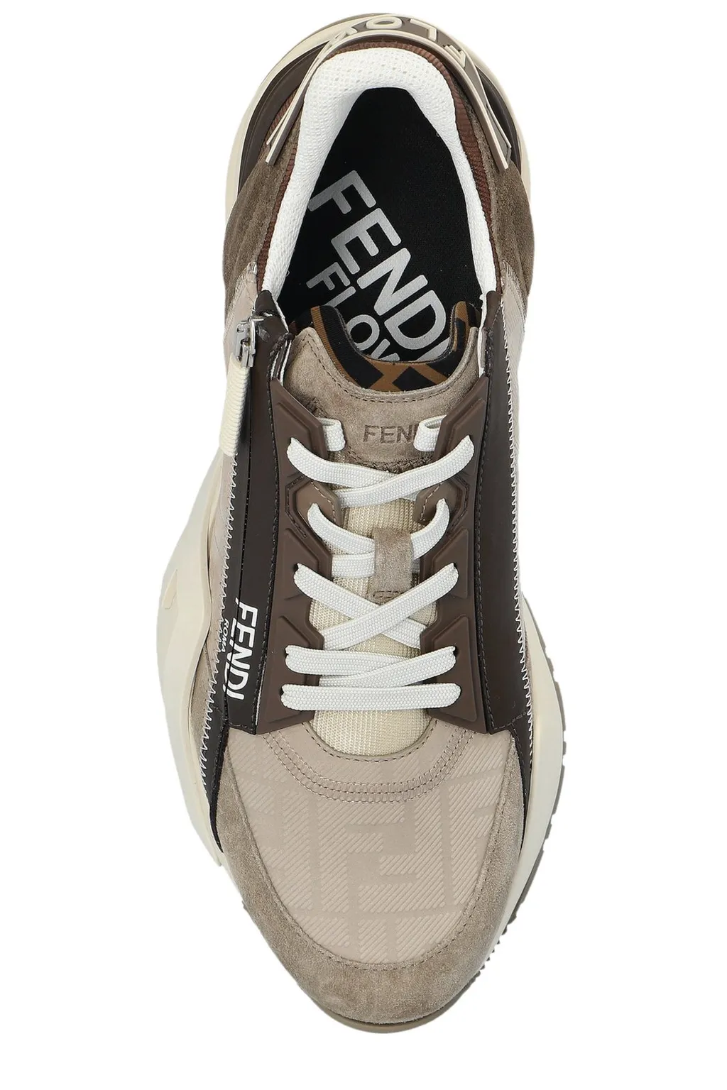 Fendi Flow Lace-Up Sneakers
