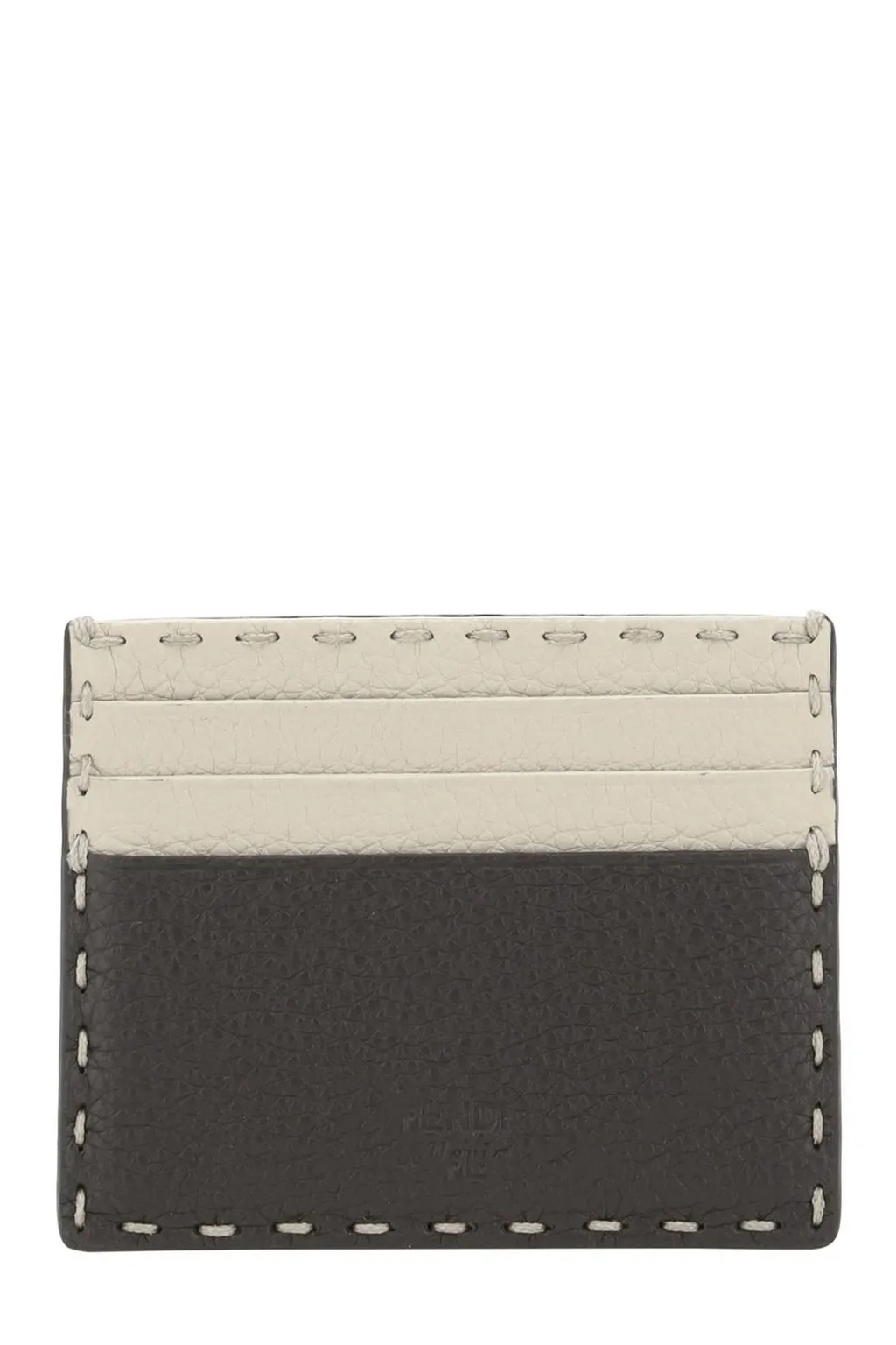 Fendi Selleria Stitch Detailed Card Holder