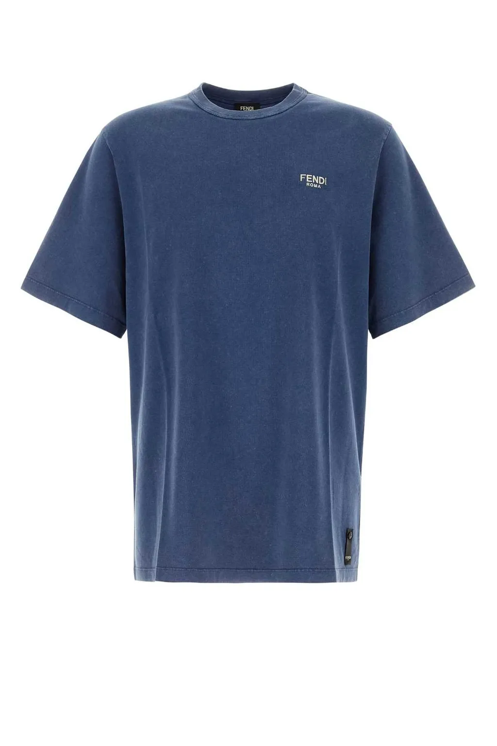 Fendi Logo Lettering Crewenck T-Shirt