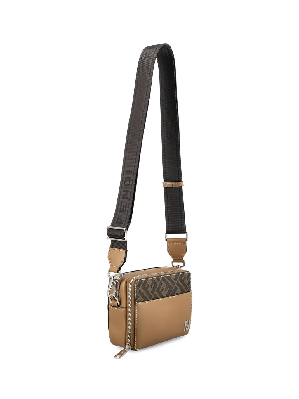 Fendi Logo Plaque Zipped Camera Case