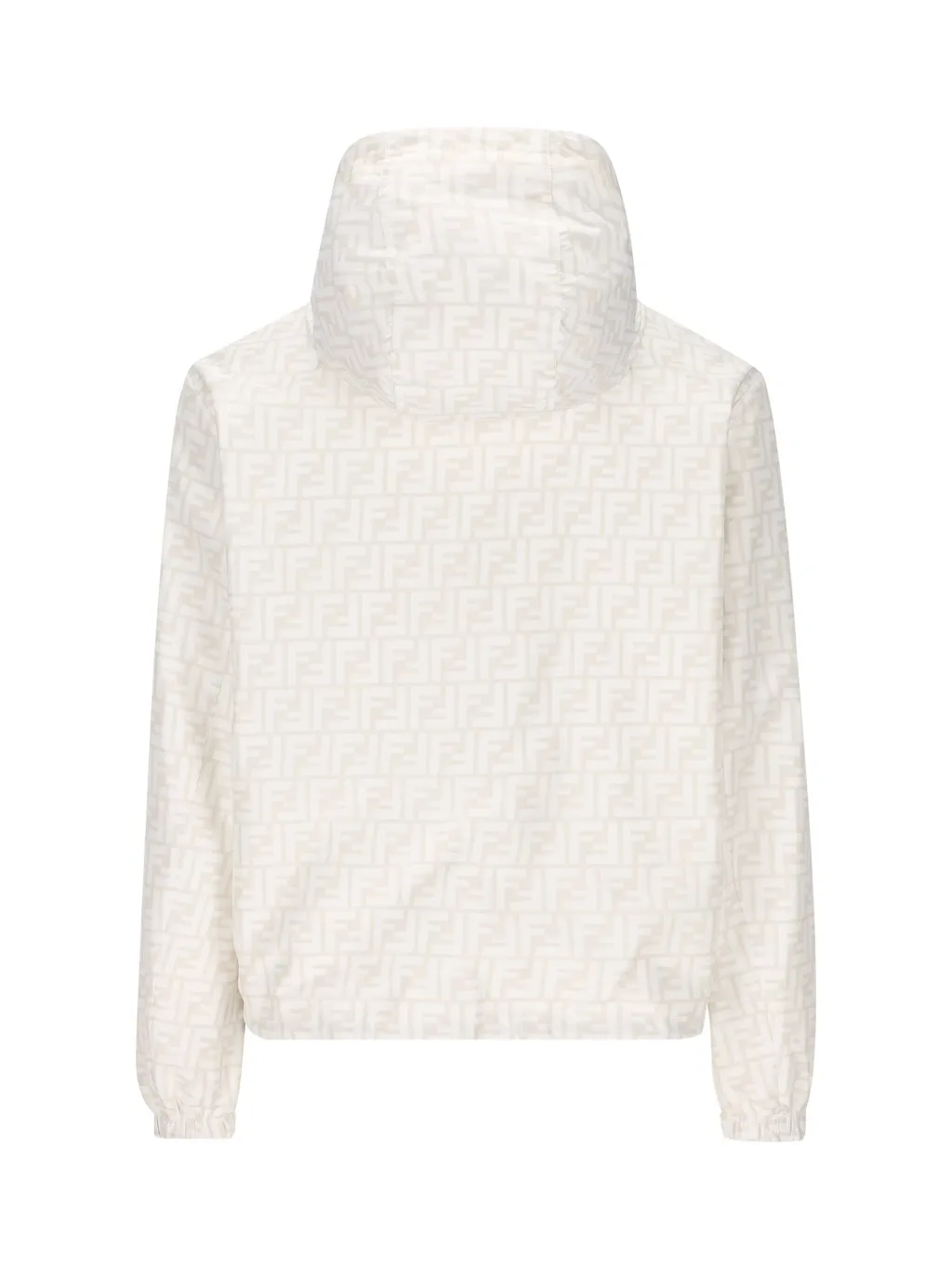 Fendi Ff Printed Hooded Reversible Jacket