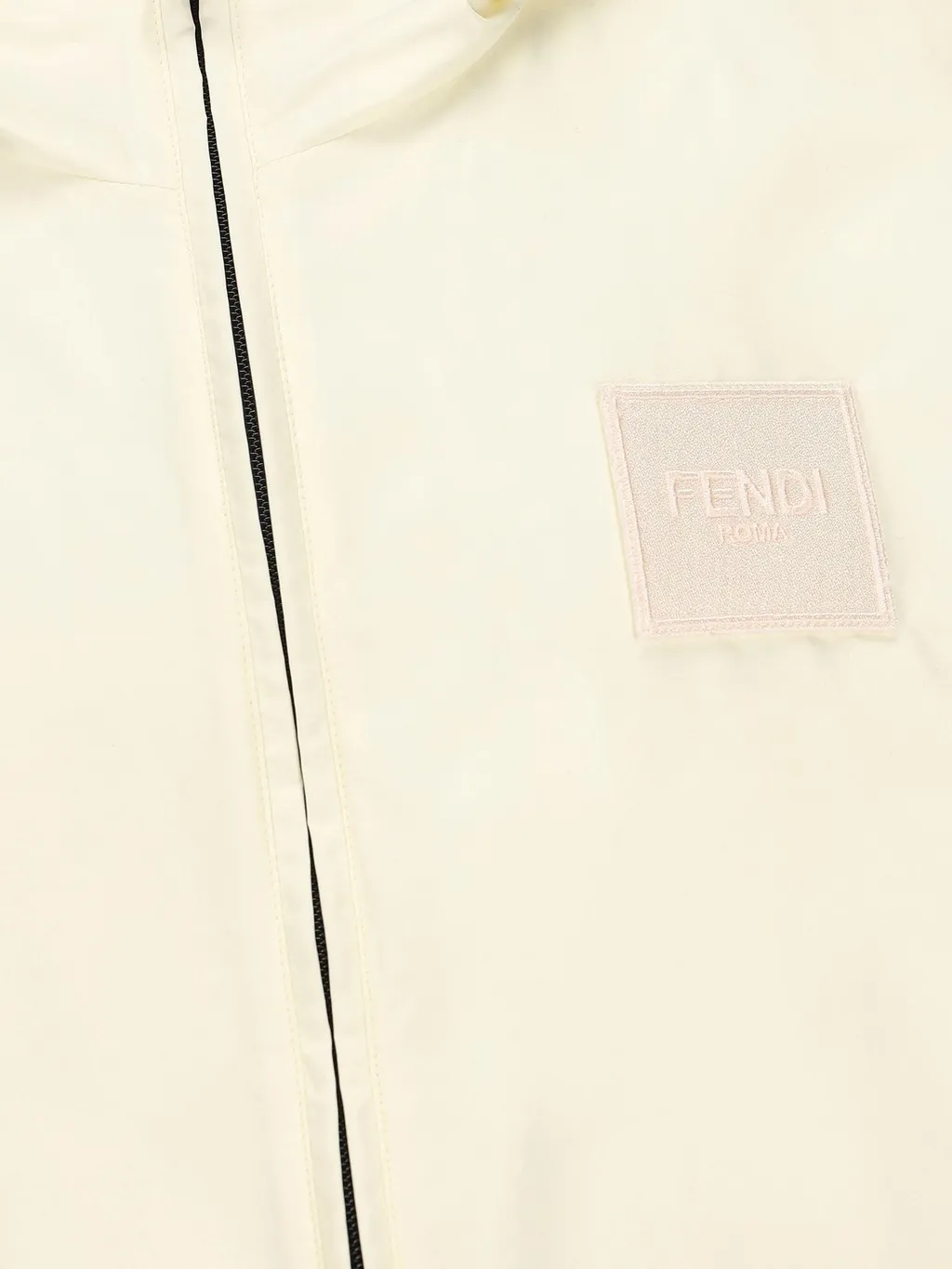Fendi Ff Printed Hooded Reversible Jacket