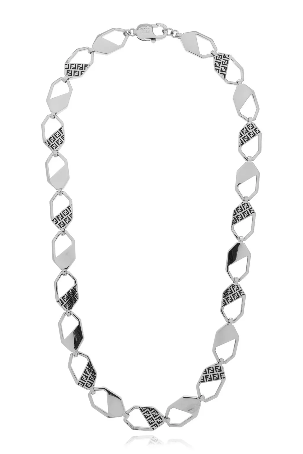 Fendi Hexagon Chained Necklace