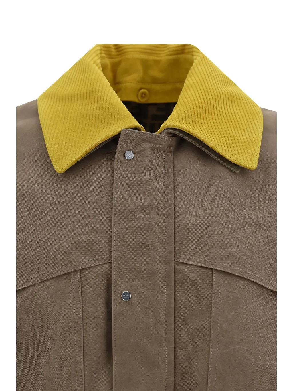 Fendi Buttoned Long-Sleeved Jacket