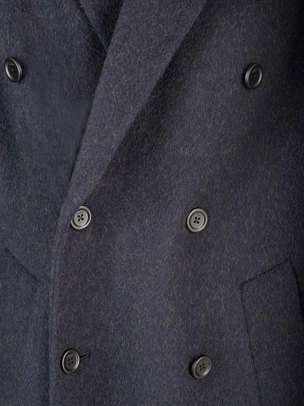 Fendi Double Breasted Long Sleeved Coat