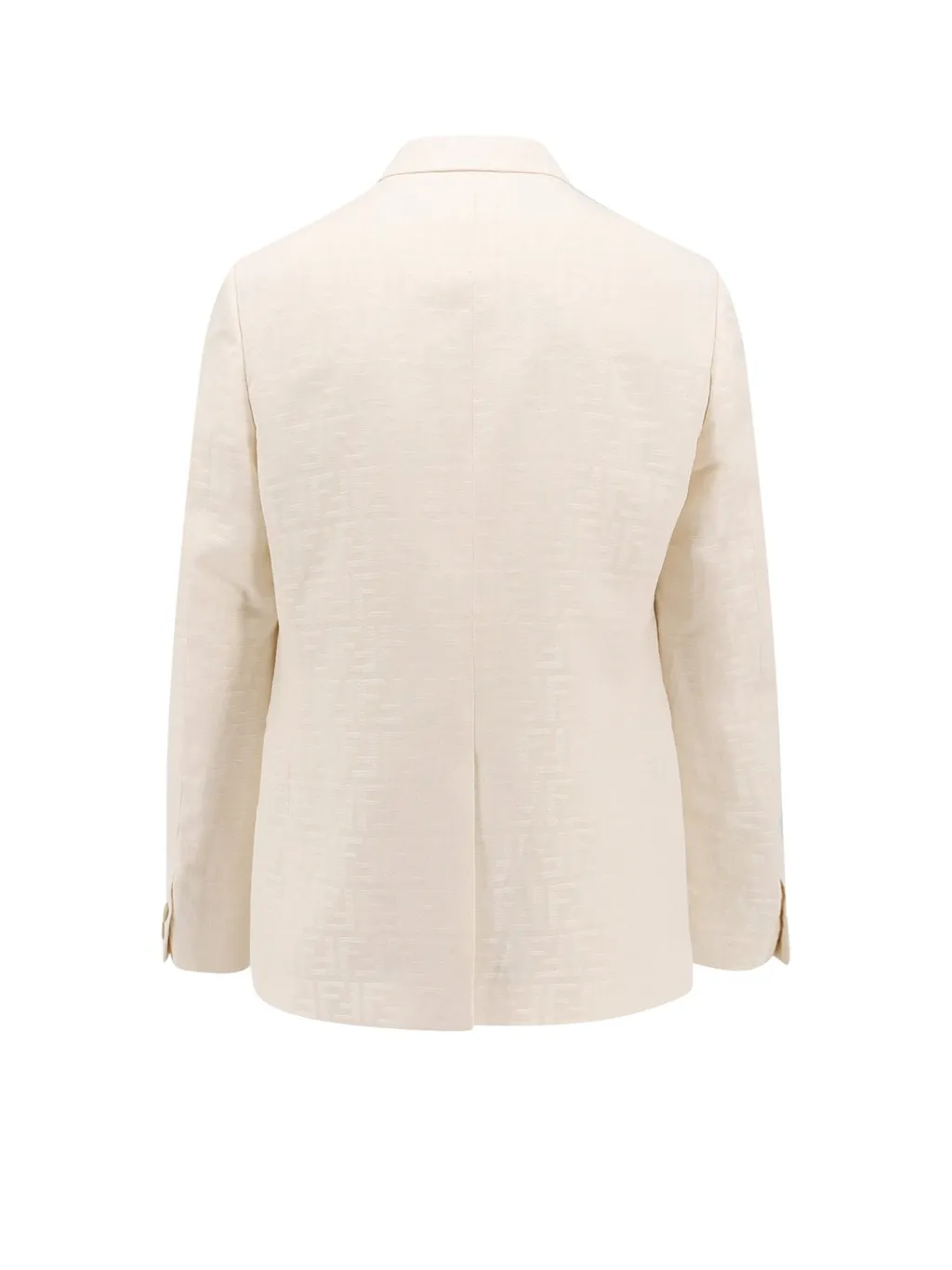 Fendi Single Breasted Ff Motif Blazer