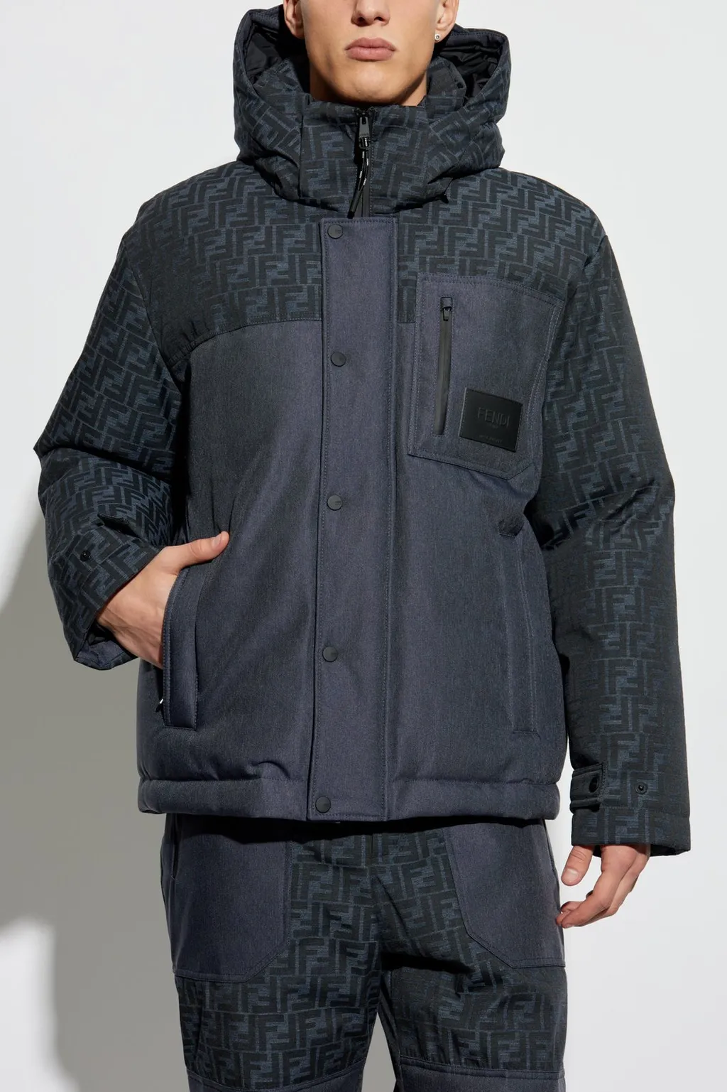 Fendi Insulated Panelled Ski Jacket