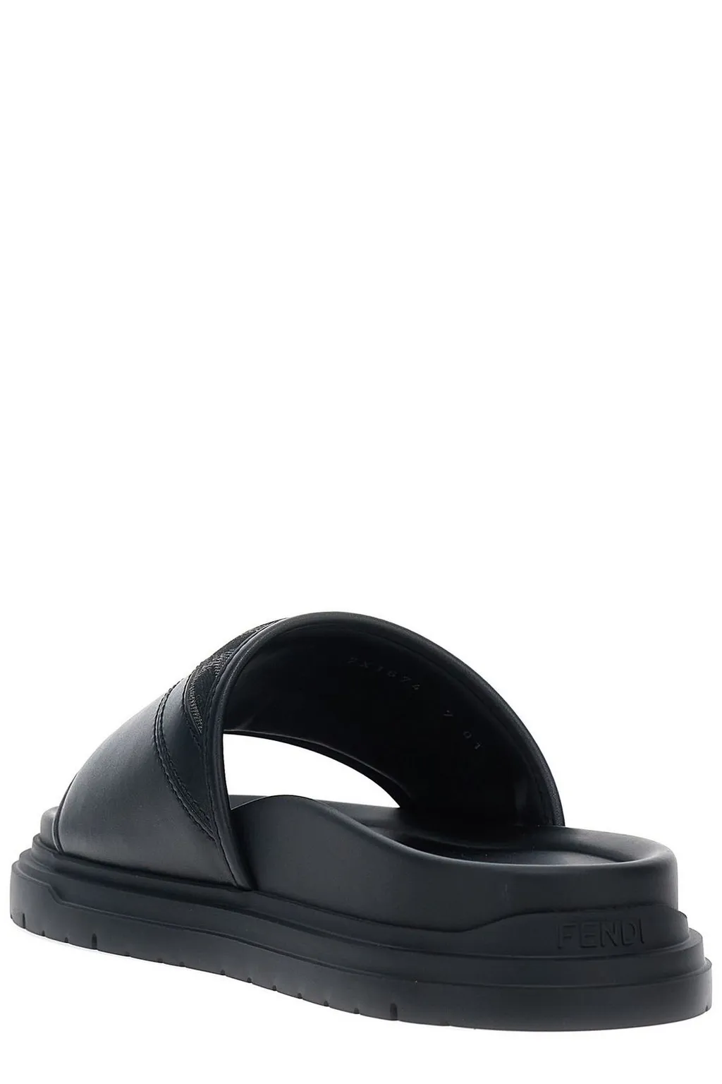 Fendi Diagonal Ff Jacquard Slides