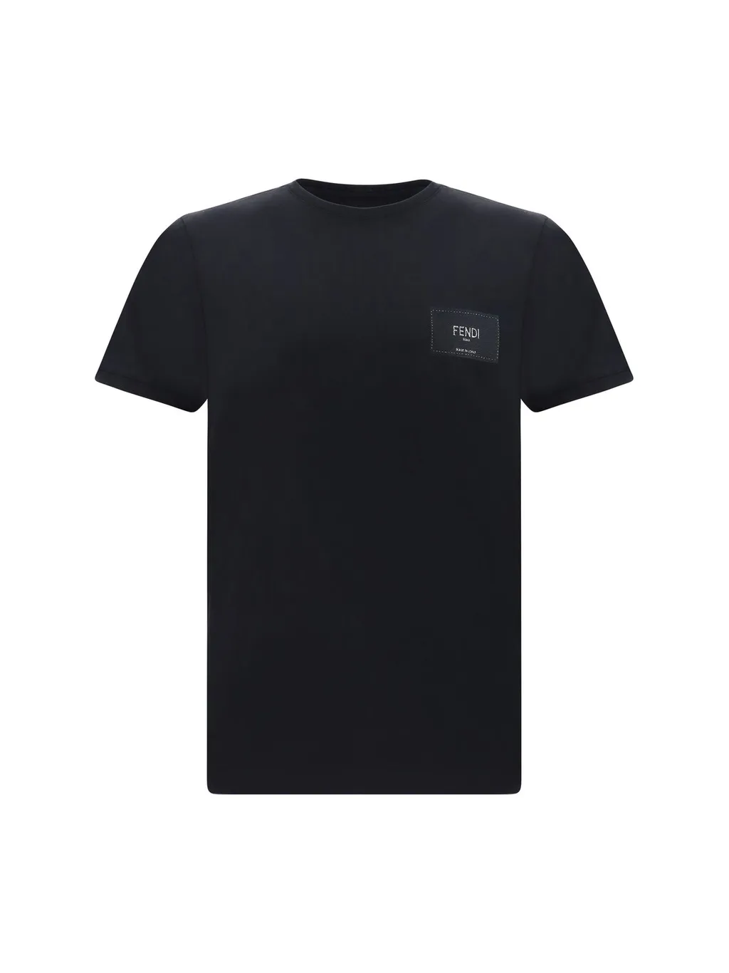 Fendi Logo Patch Crewneck T-Shirt
