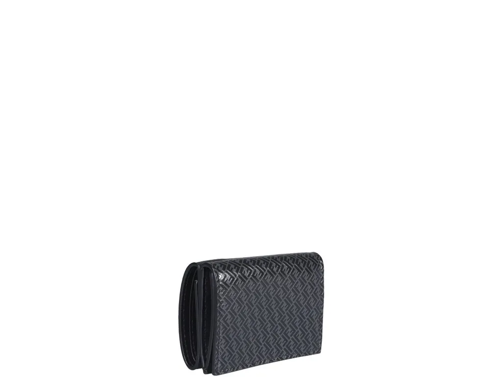 Fendi Logo Detailed Tri-Fold Wallet