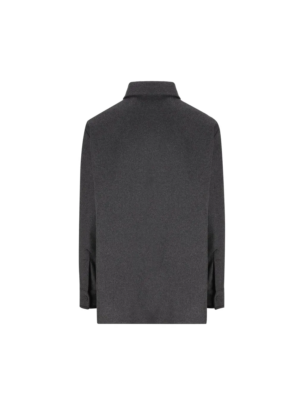 Fendi Logo Detailed Collared Jacket