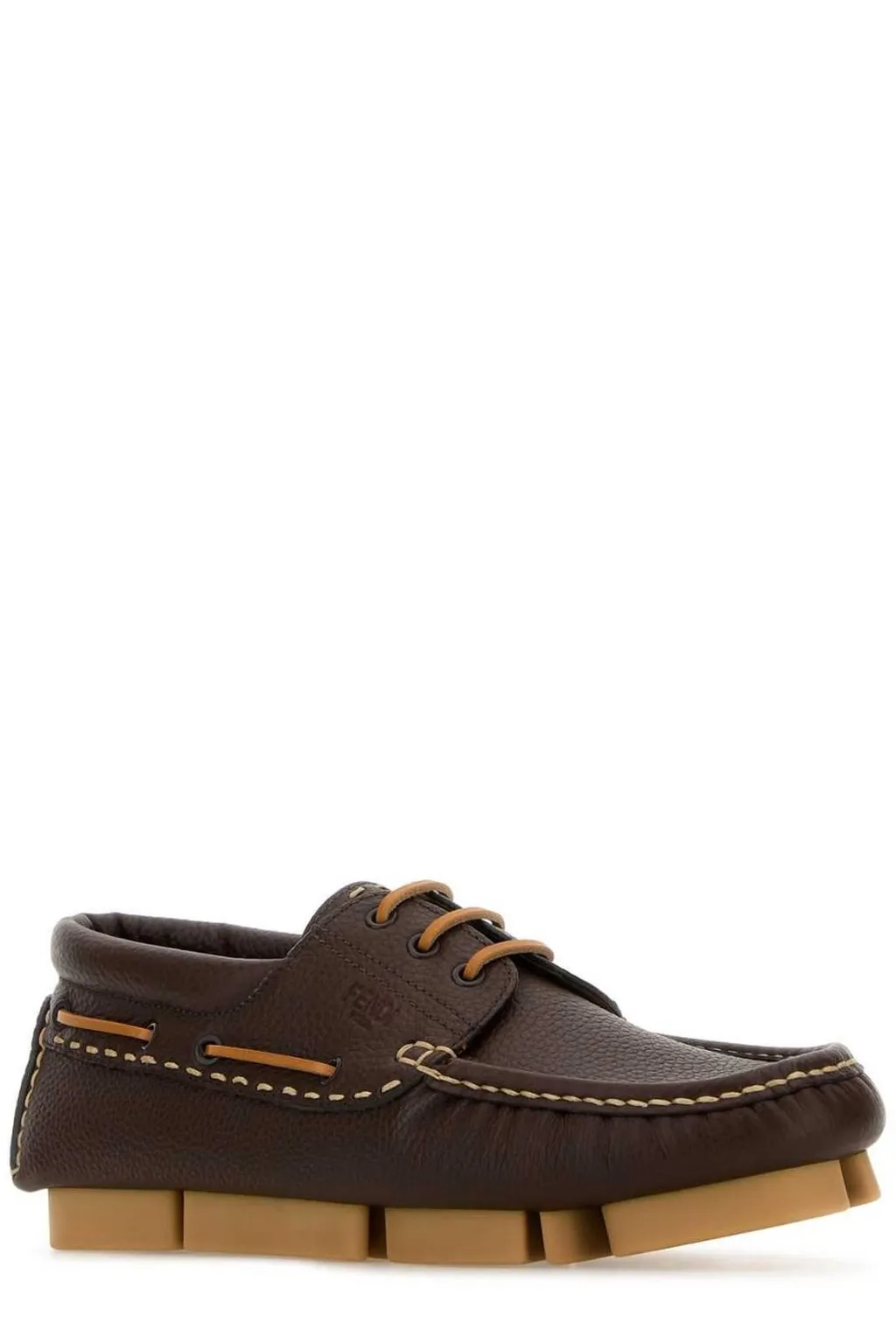 Fendi Deck Lace-Up Sneakers