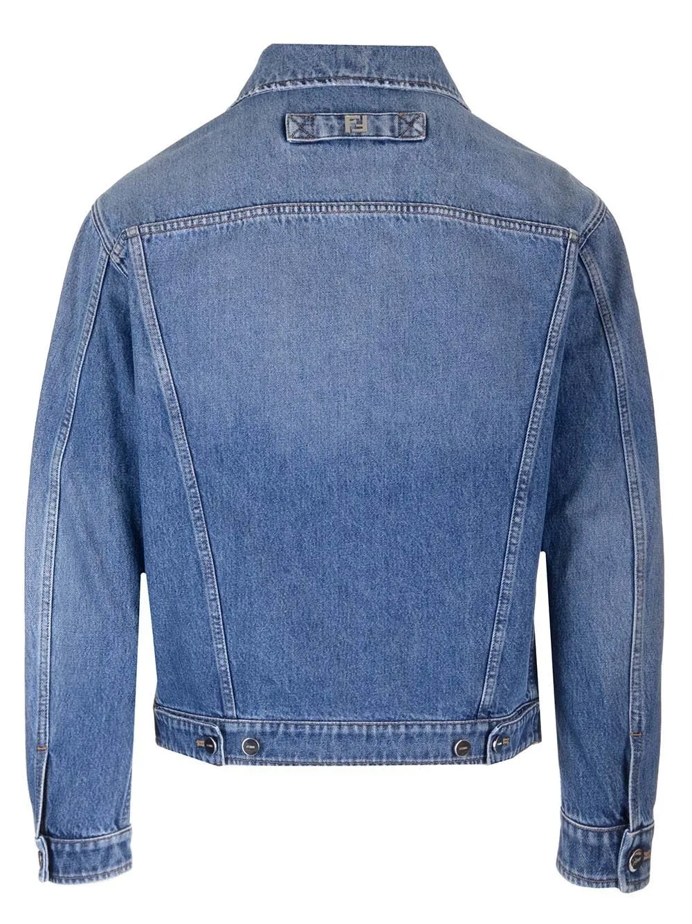Fendi Collared Button-Up Jacket