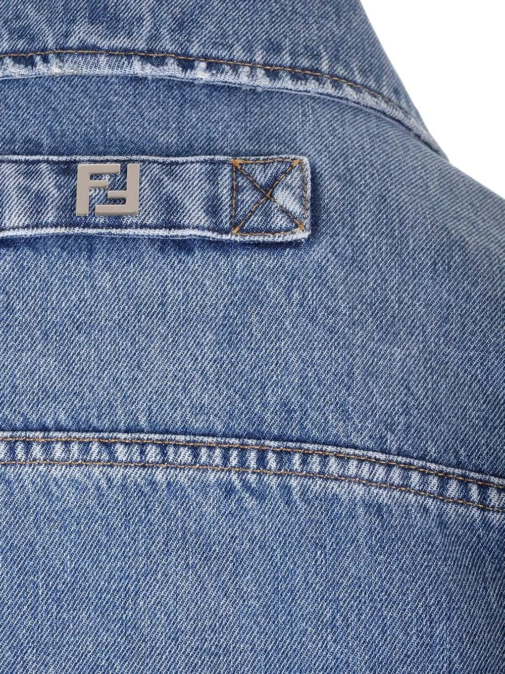 Fendi Collared Button-Up Jacket