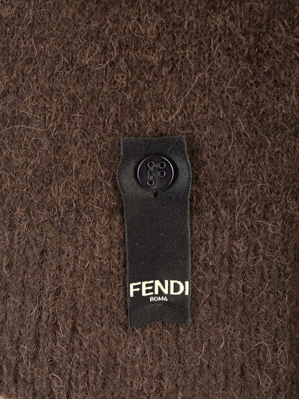 Fendi Panelled Ribbed Gilet