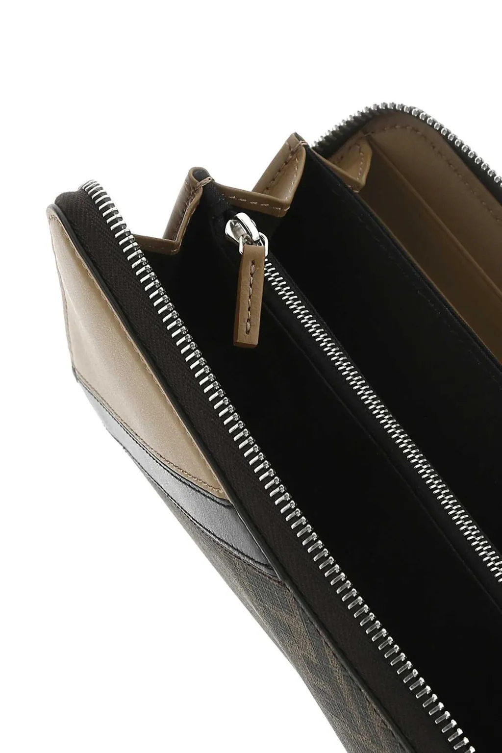 Fendi Monogram Printed Zip Around Wallet