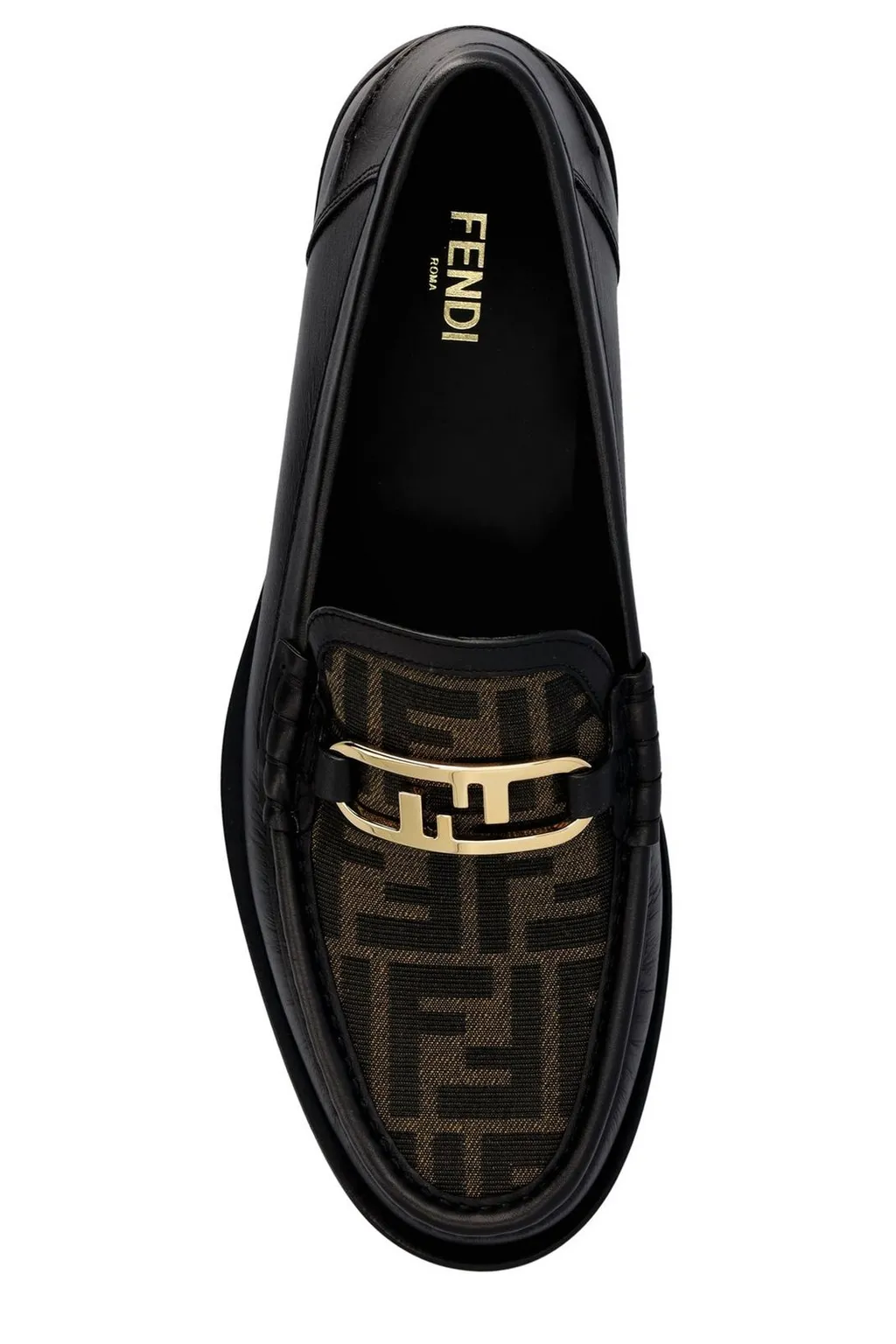 Fendi O'lock Monogrammed Loafers