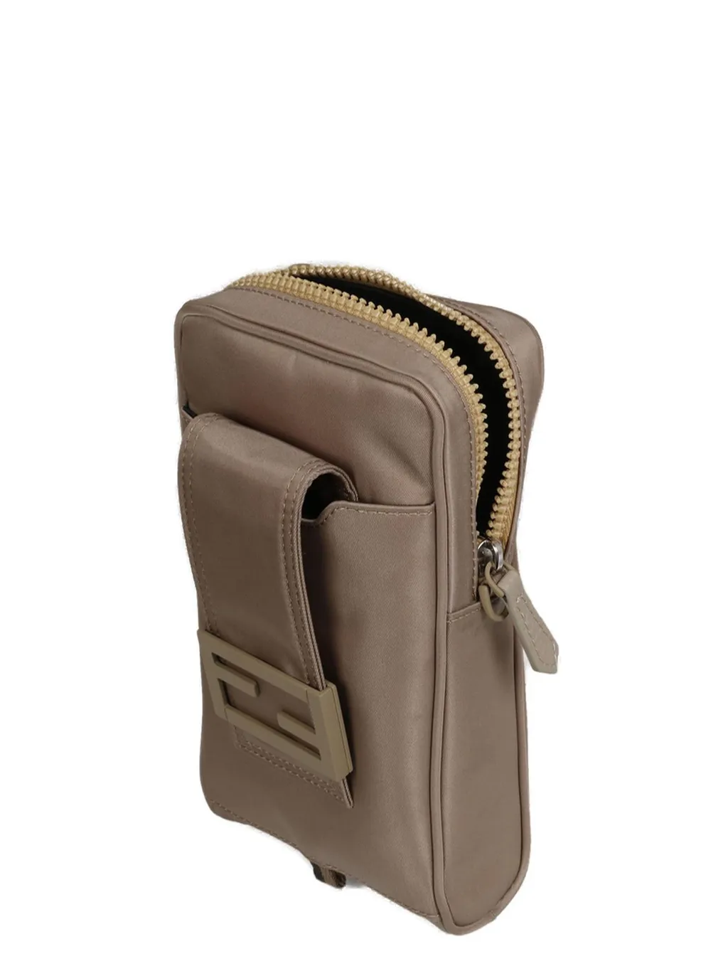 Fendi Ff Baguette Buckle Crossbody Bag