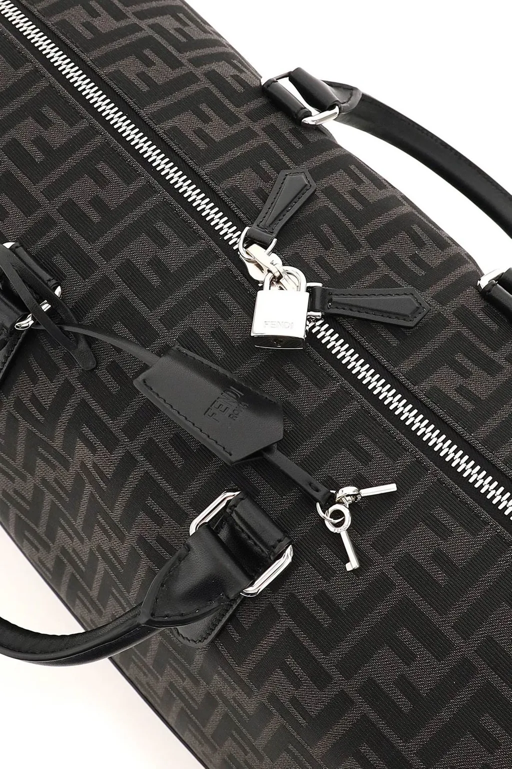 Fendi Ff Jacquard Medium Duffle Bag